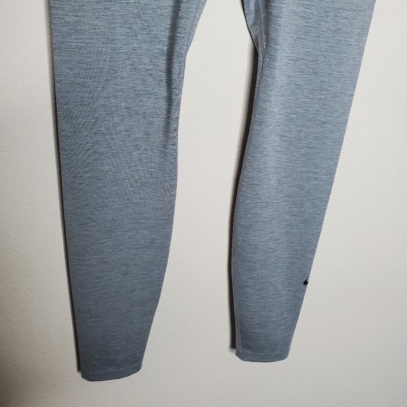 Nike Training Dri-Fit Gray High Rise Swoosh Logo Essentials Tight Leggings - Picture 8 of 11